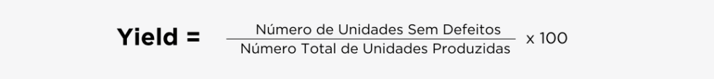 Taxa de Rendimento do Processo (Yield)